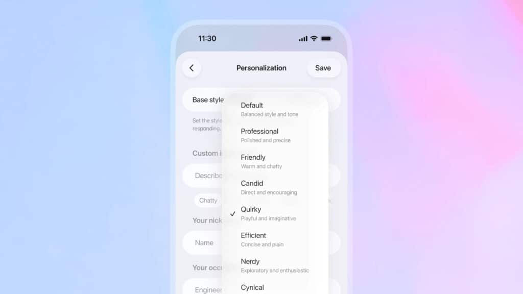 OpenAI GPT-5.1 release